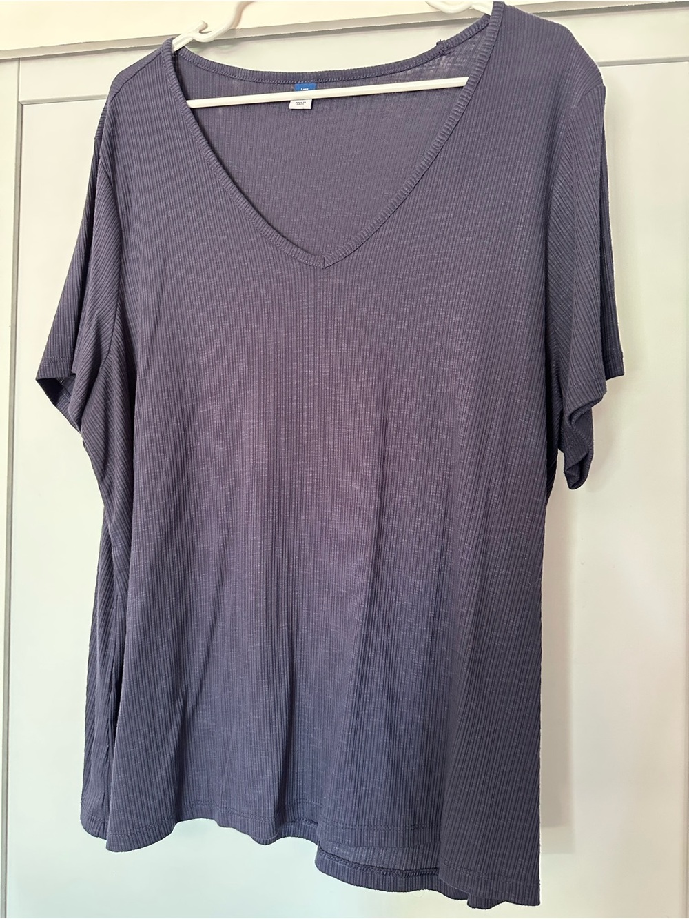 Old Navy Luxe XXL Ribbed Blue/Purple Top